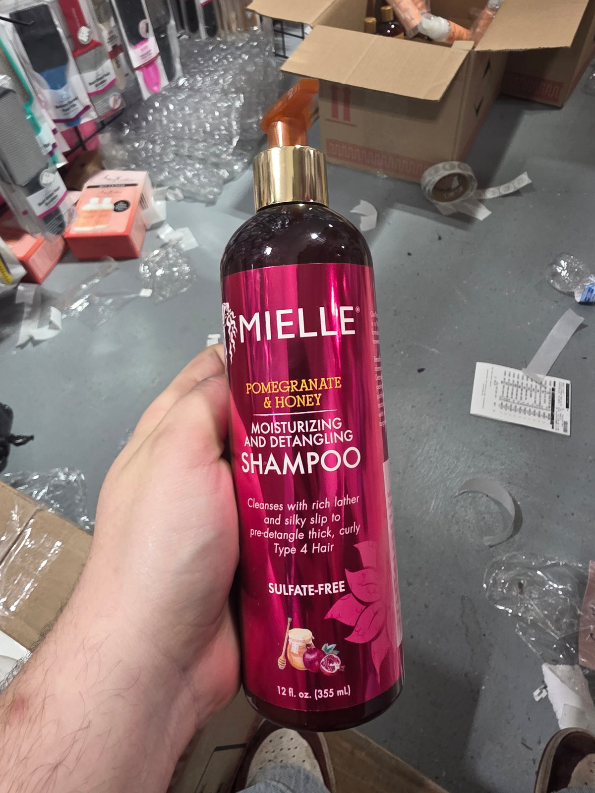 MIELLE POM/HONEY SHAMPOO 12Z by Beauty Giant