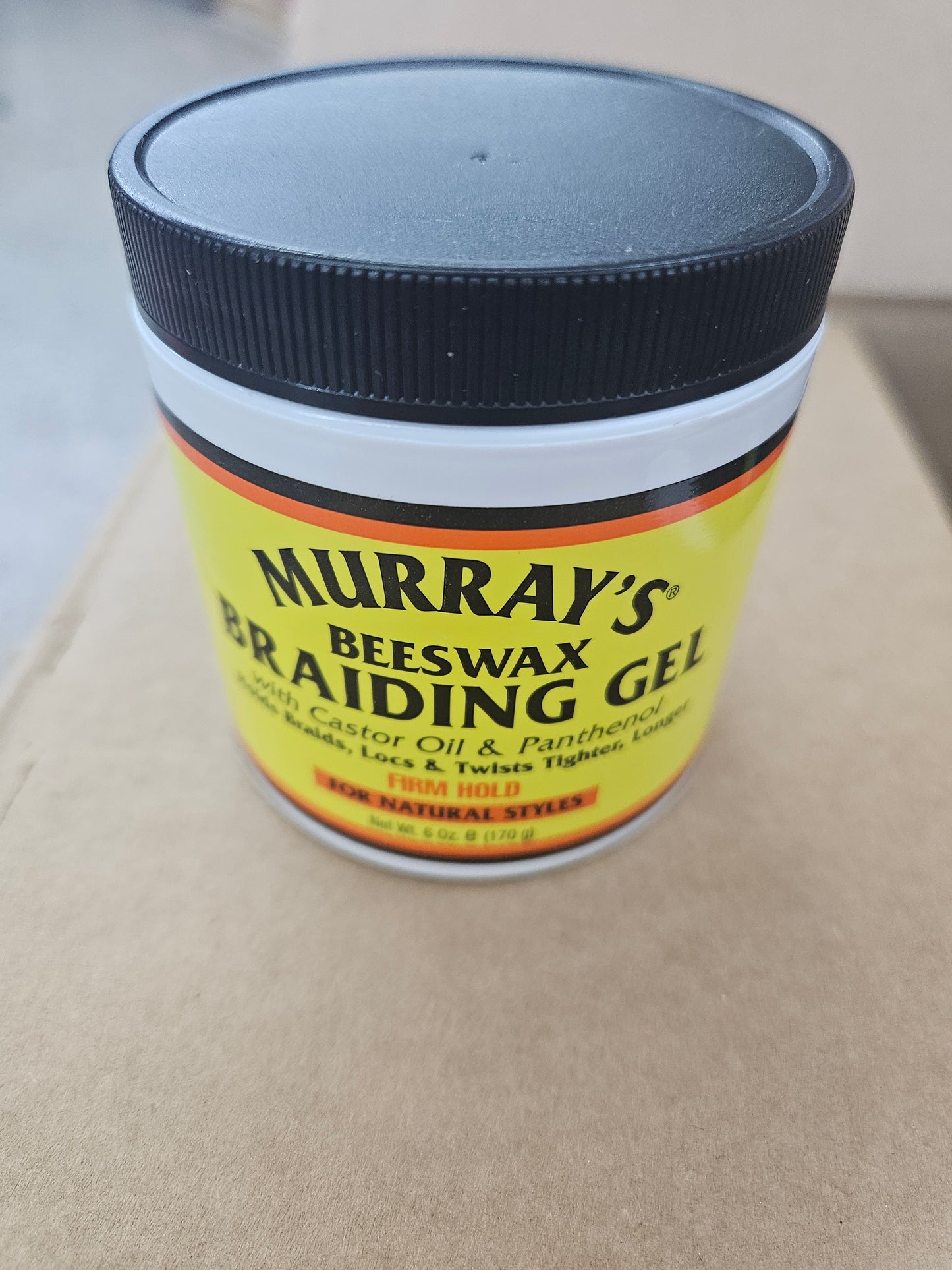 Murray beeswax braiding gel 6oz