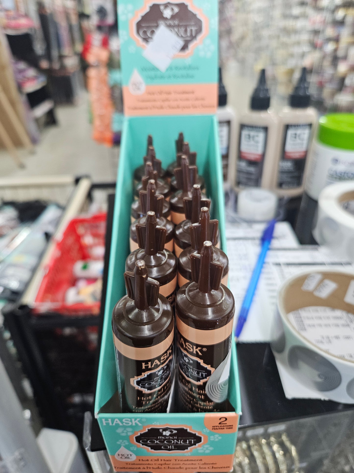 Hask coconut oil hot oil tube