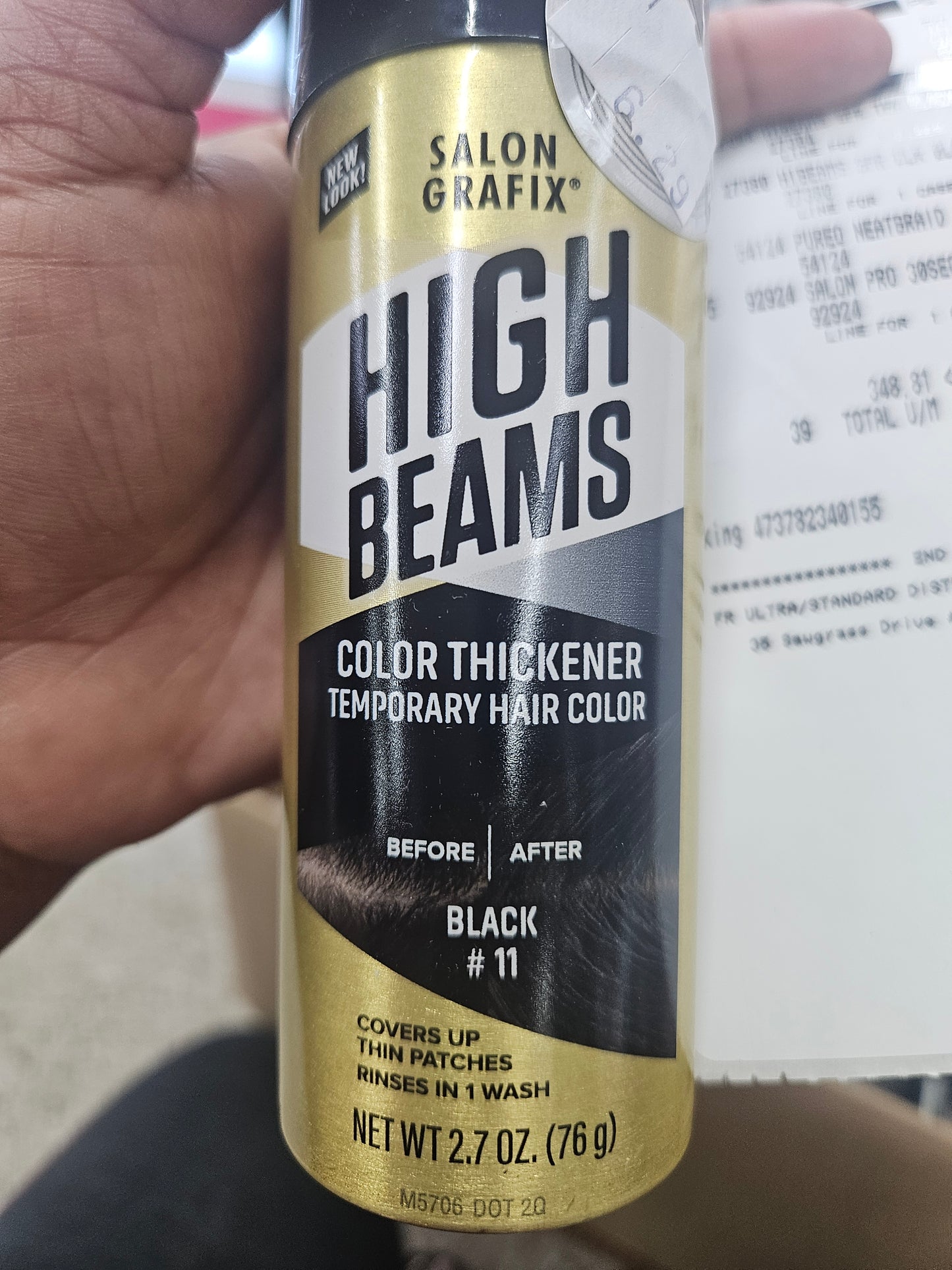 High beam thick black #11
