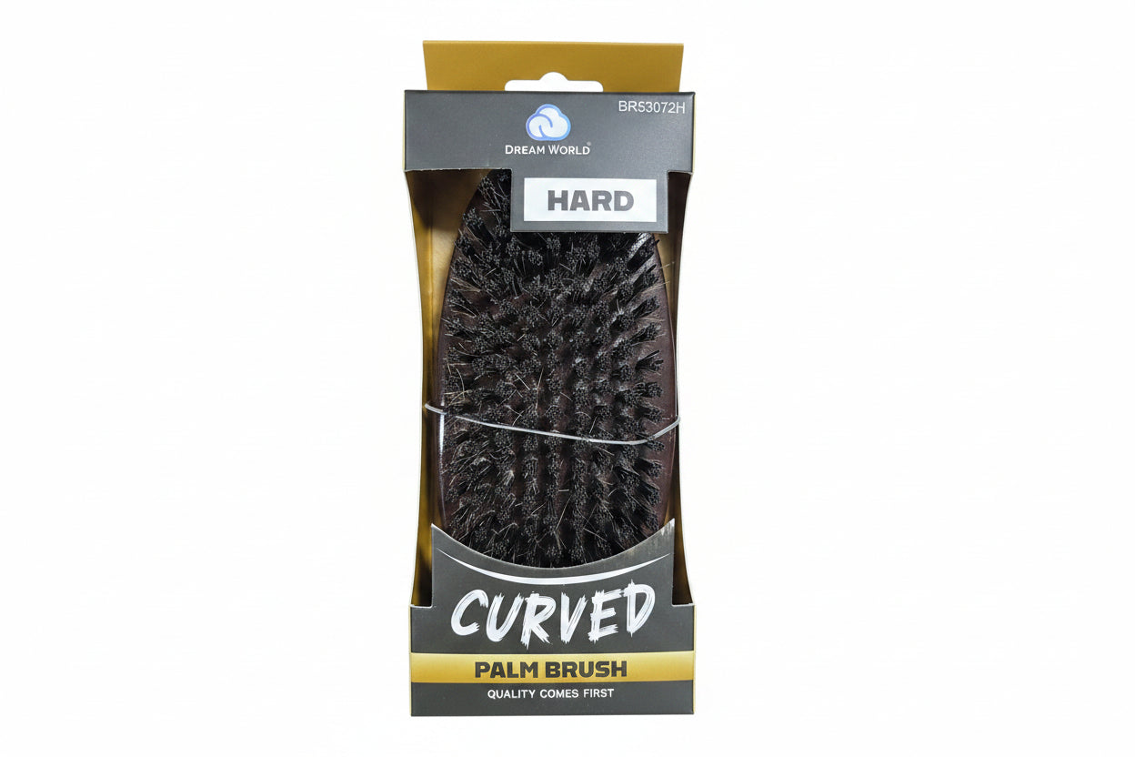 Curved palm brush hard br53072H by Beauty Giant