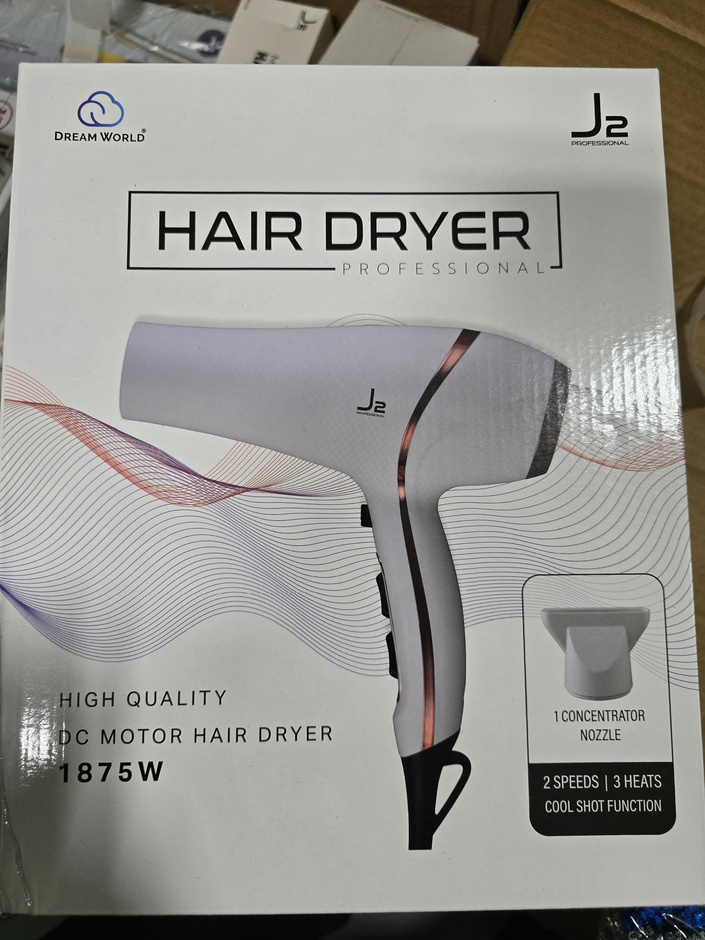 Hair dryer professional dre2130wh