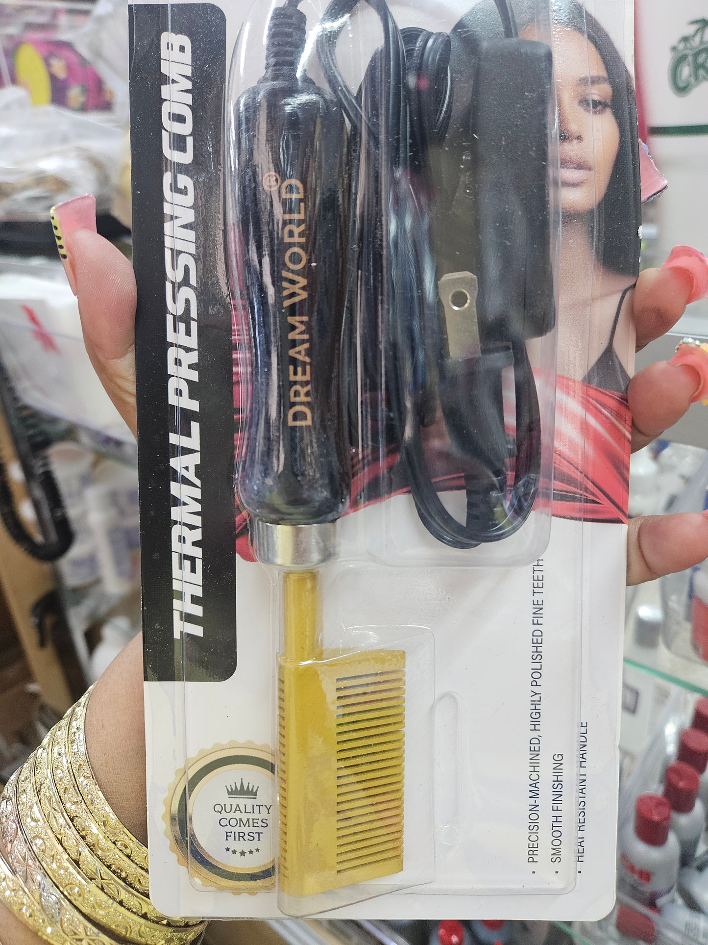 Dream world thermal pressing comb mxt33ec