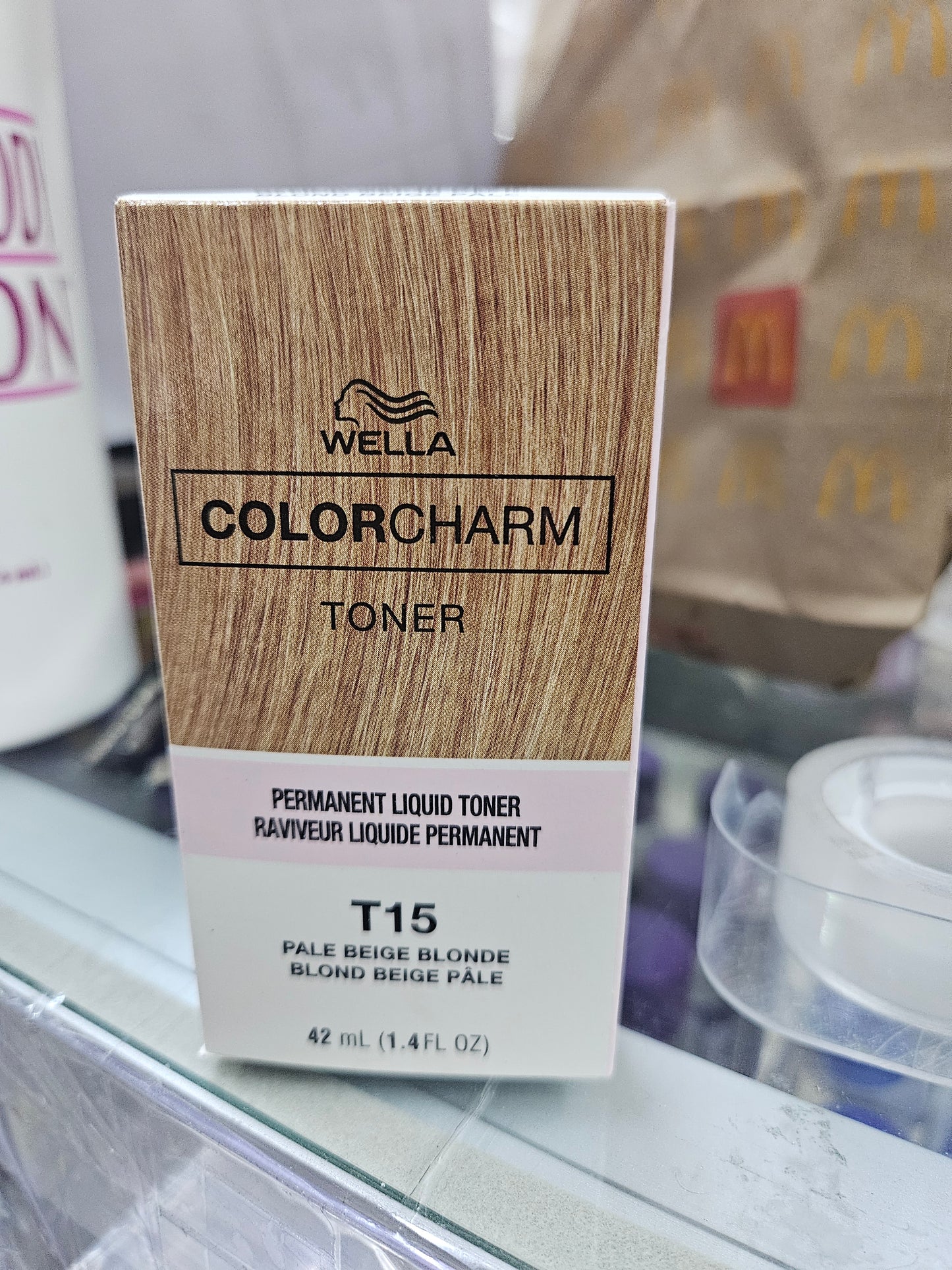 Wella color charm t15 1.4oz pale beige blonde