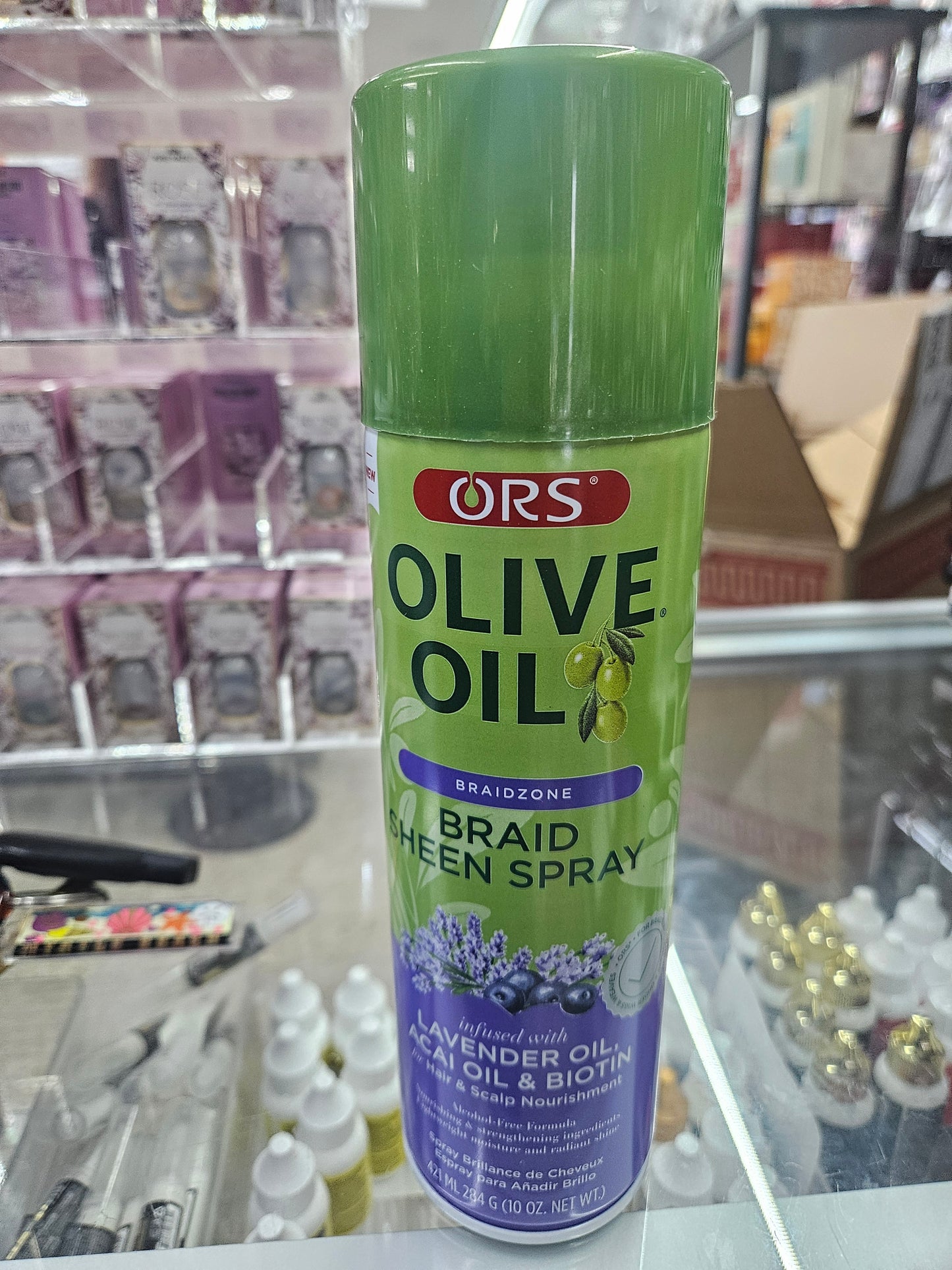 Ors olive oil braid sheen spray