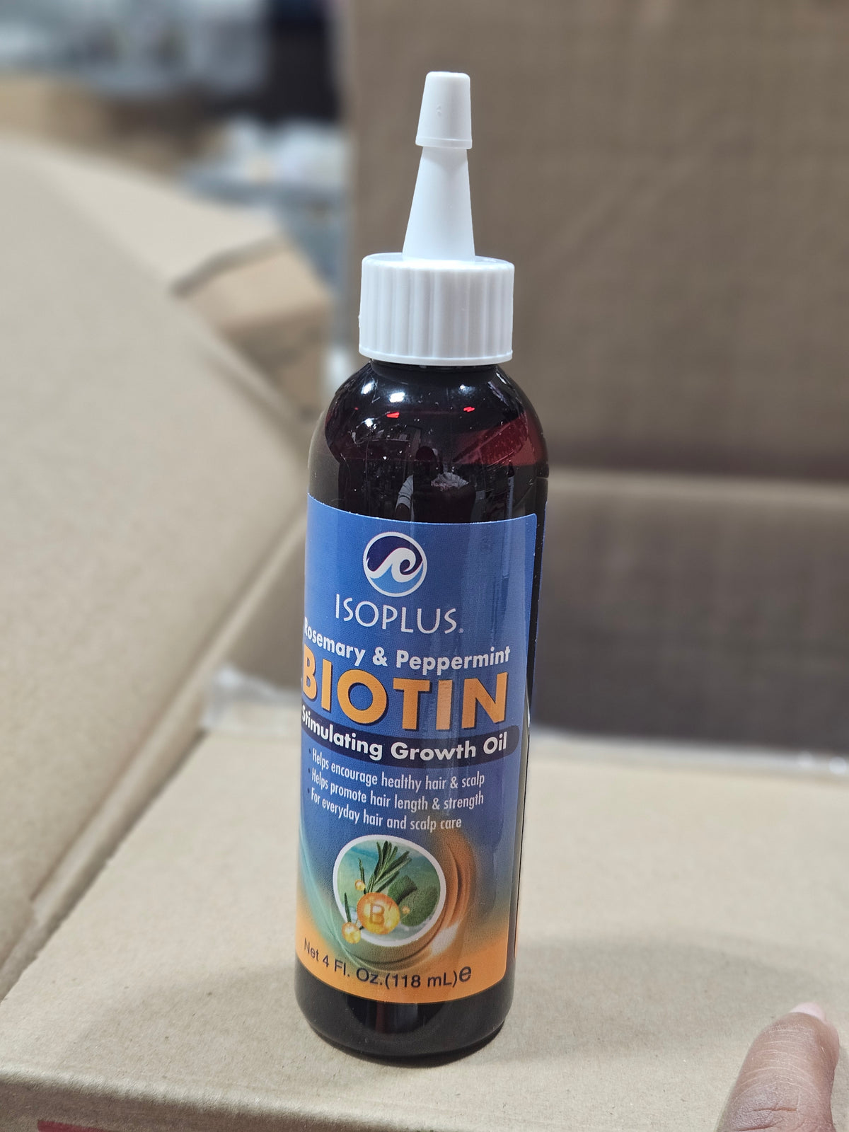 ISOPLUS BIOTIN GROWTH OIL 4Z by Beauty Giant
