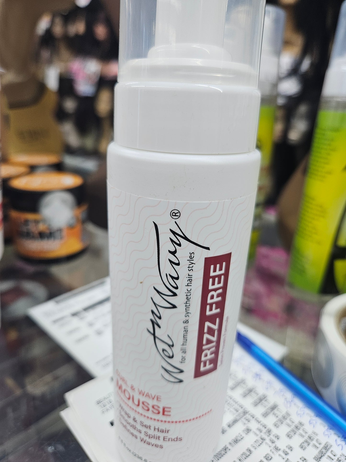 Wet n wavy foam mousse