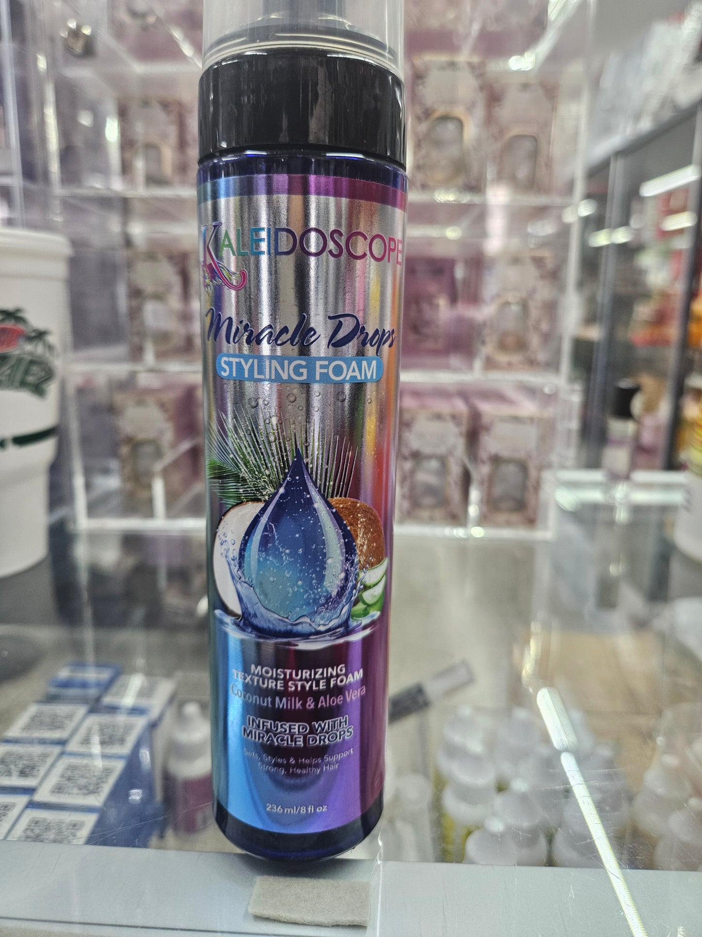 Kaleidoscope miracle drop styling foam