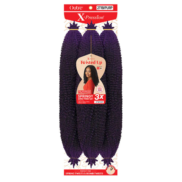 Outre 3x Springy Afro Twist 24"