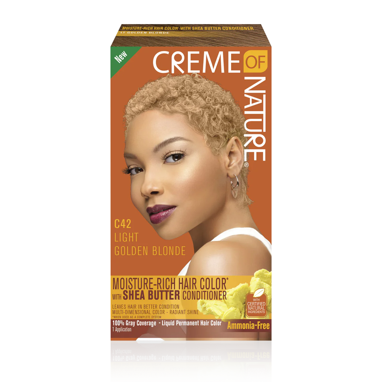 Creme Of Nature C42 light golden blonde