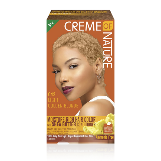 Creme Of Nature C42 light golden blonde