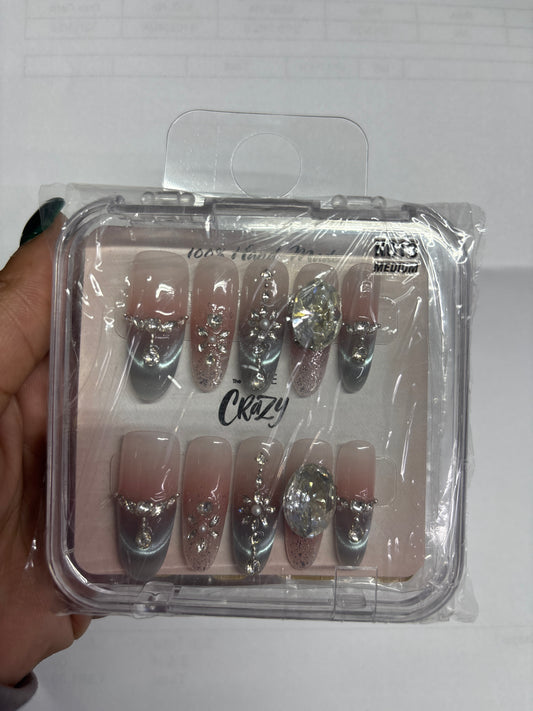 The More Crazy Hand Made Nails N013