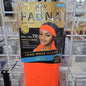 Fauna neon head scarf apricot