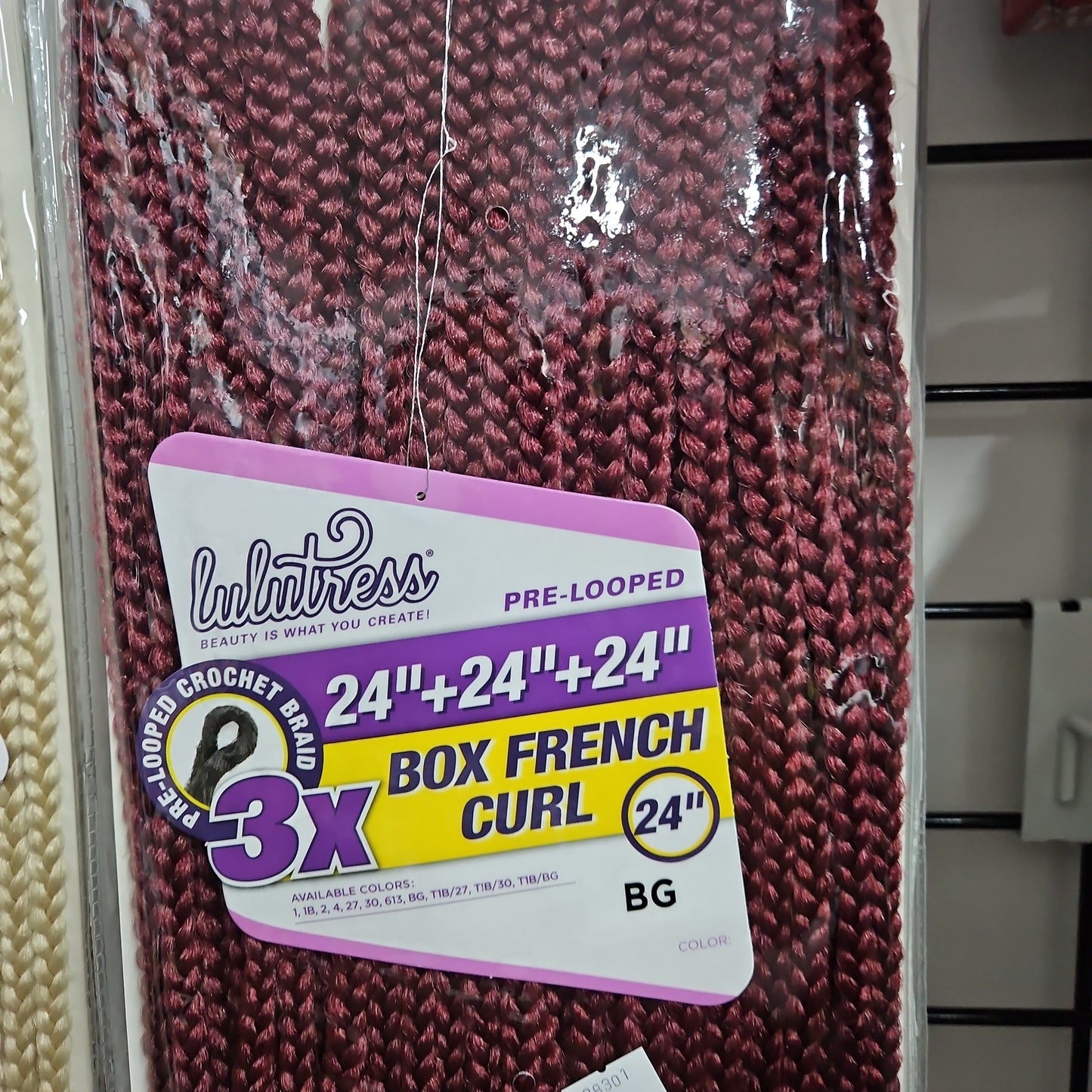 Lulutress box french curl. #BG