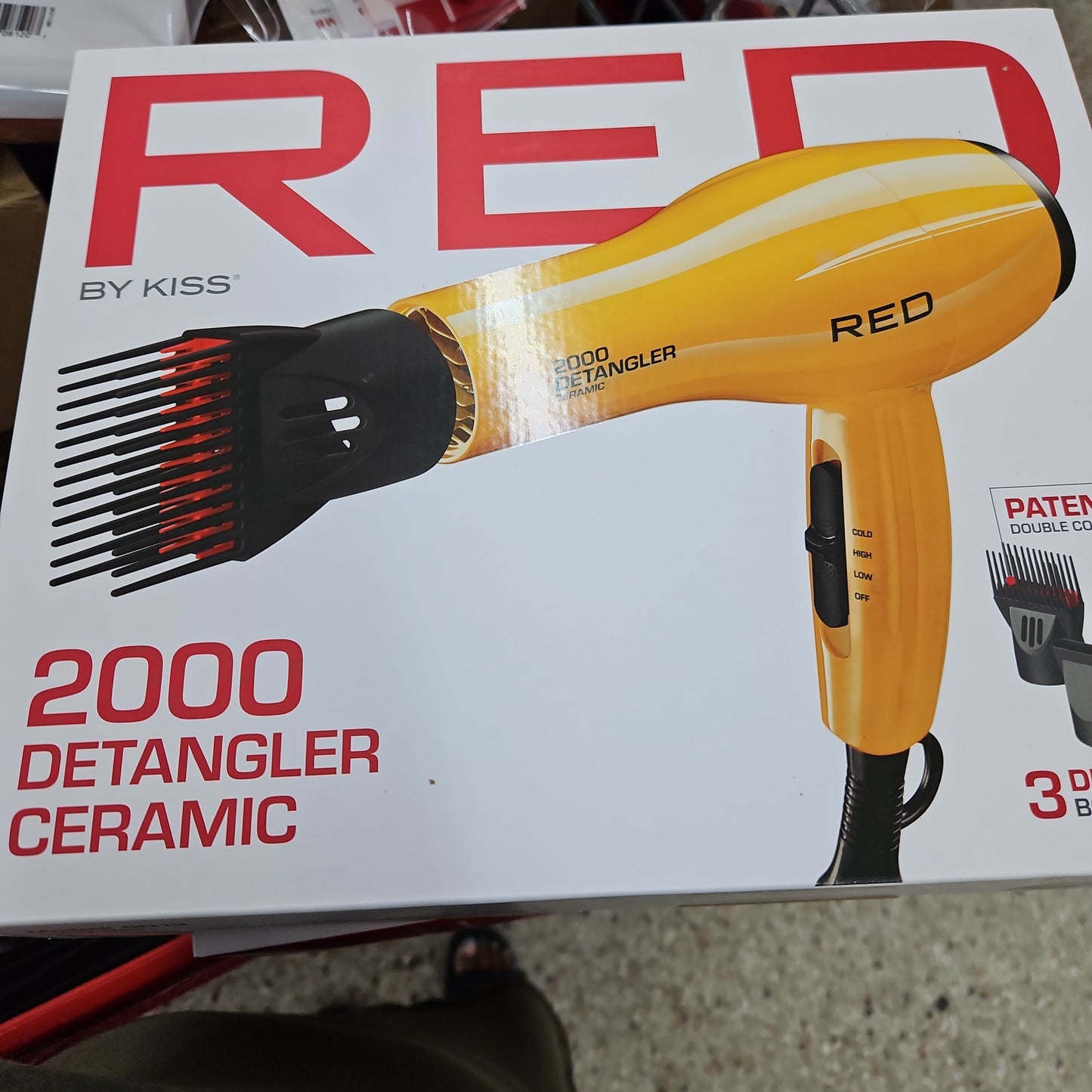 Red 2000 ceramic detangler Bd13