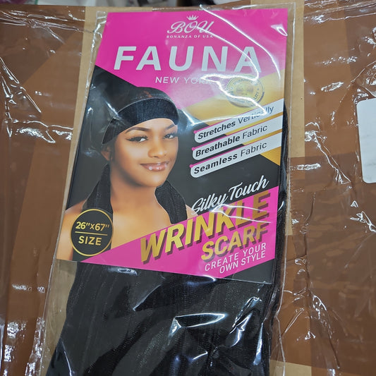 Fauna wrinkle scarf