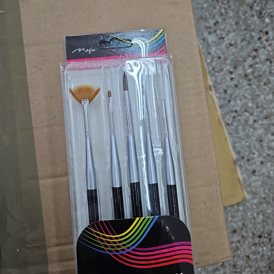 Professional nail art brush 5pc set
