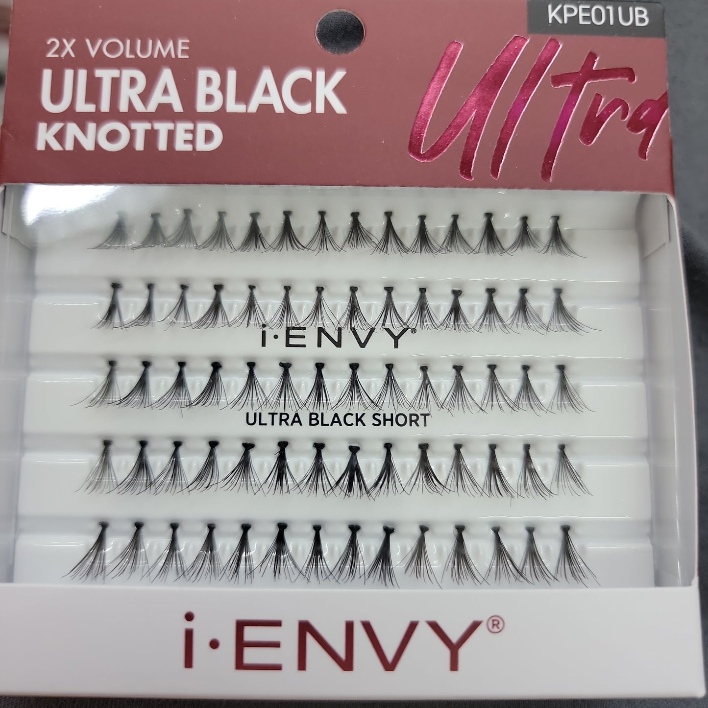 i-Envy 2x Volume Ultra Black Knotted Short KPE01UB