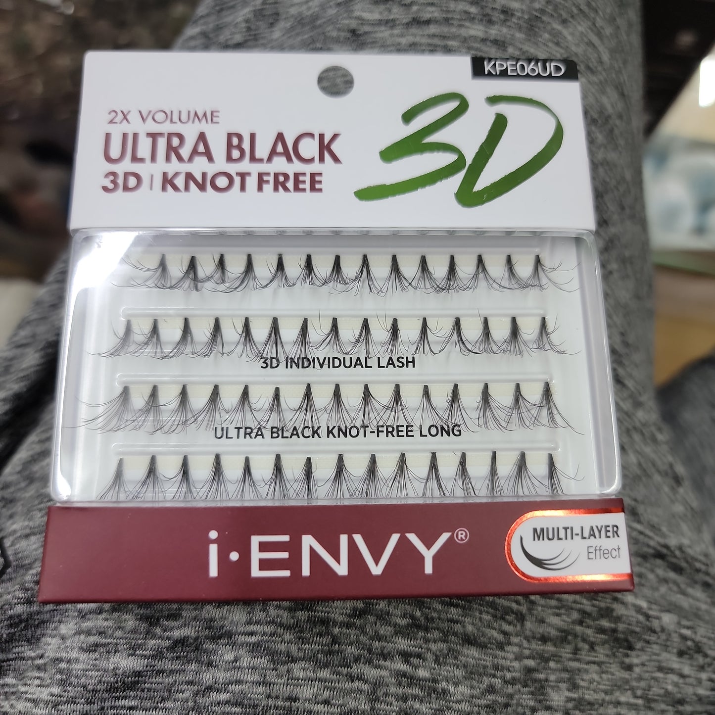 i-Envy 2x Volume Ultra Black 3D Knot Free Long KPE06UD