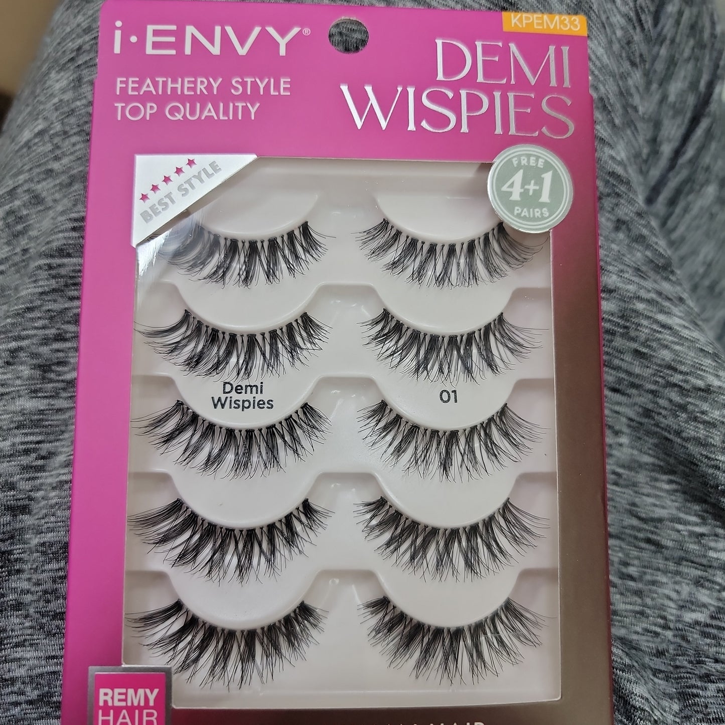 i-Envy Feathery Style Top Wuality Demi Wispies KPEM33