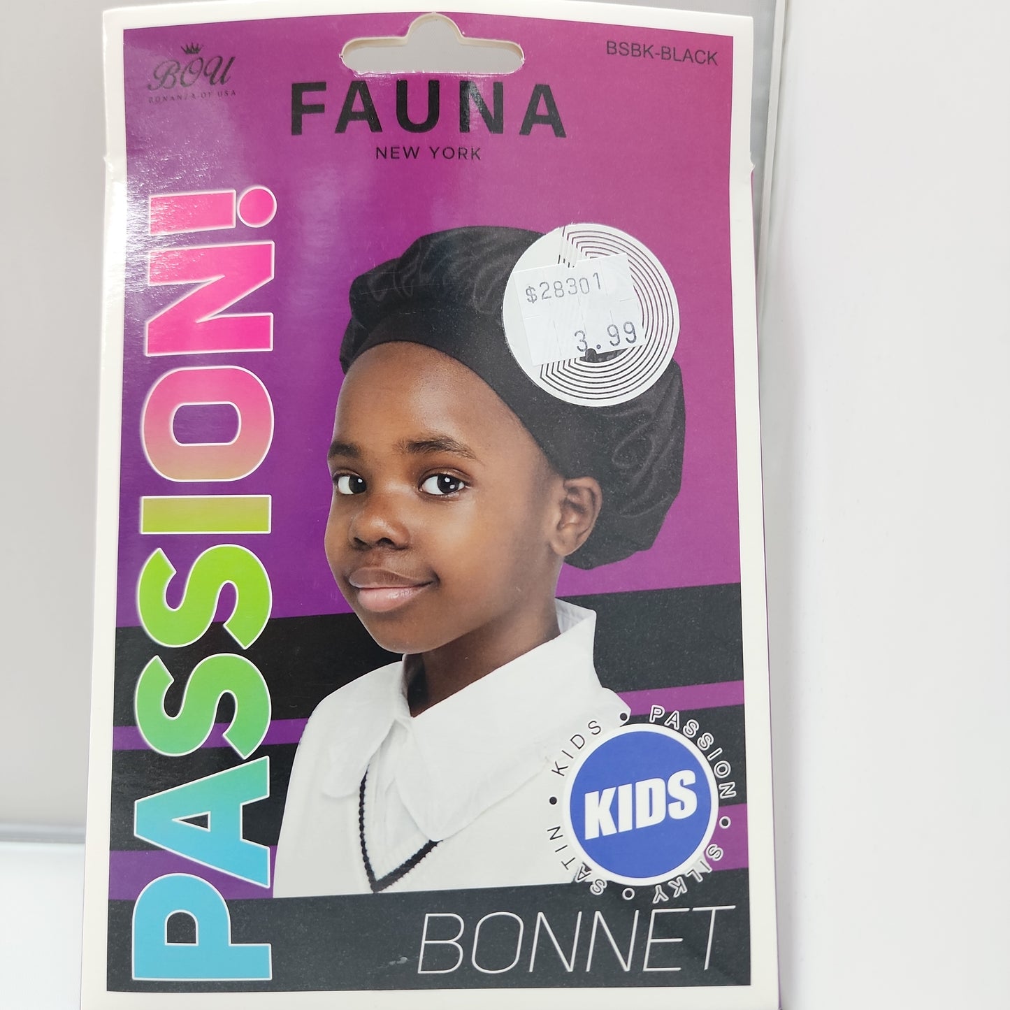 Fauna passion kids bonnet blk