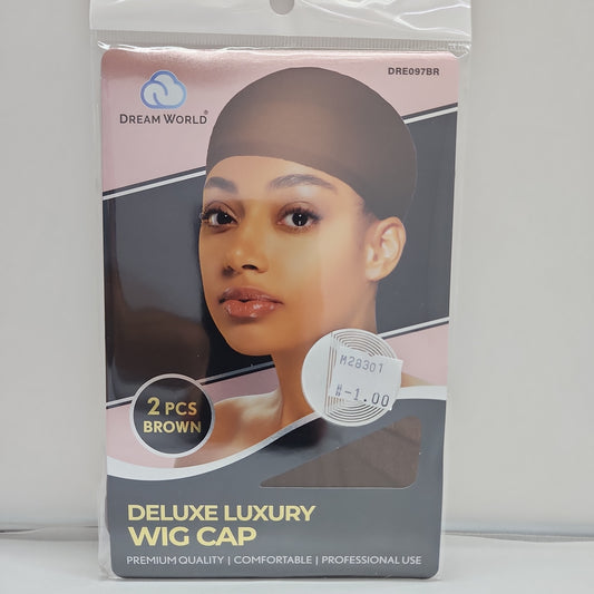 Dream World Deluxe Wig Cap Brown