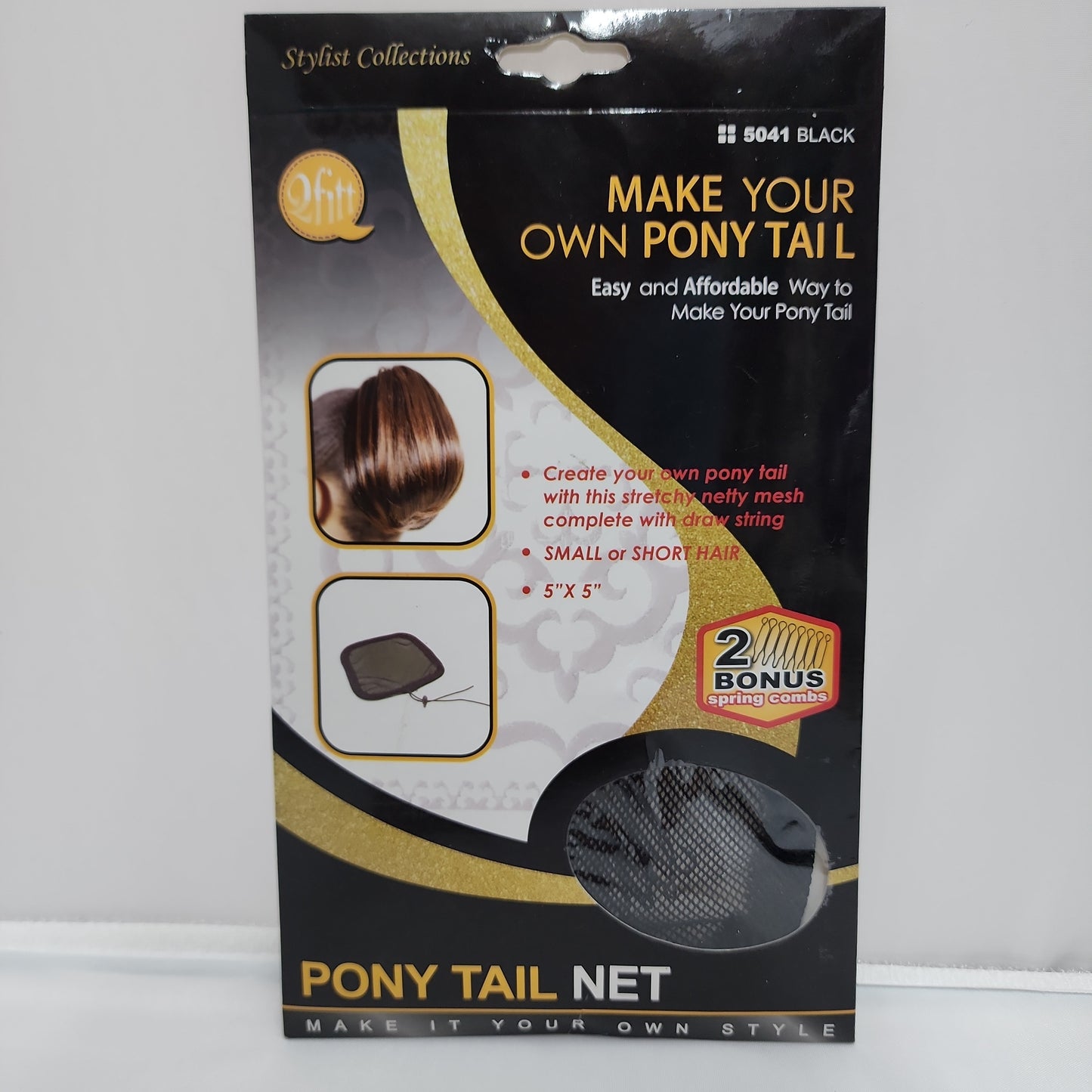 Qfitt make Your Own Pony Tail Pony Tail Net