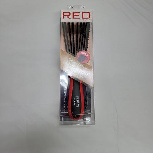 Red by Kiss Glide & Define Detangle 9 Row-Slip Brush Flexible HH62