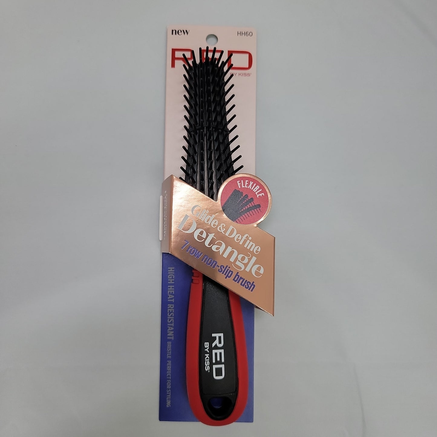 Red By Kiss Dlexible Glide & Detangle 7riw non-slip brush