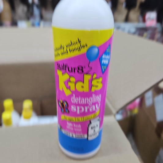 Sulfur8 kids detangling spray 12 oz