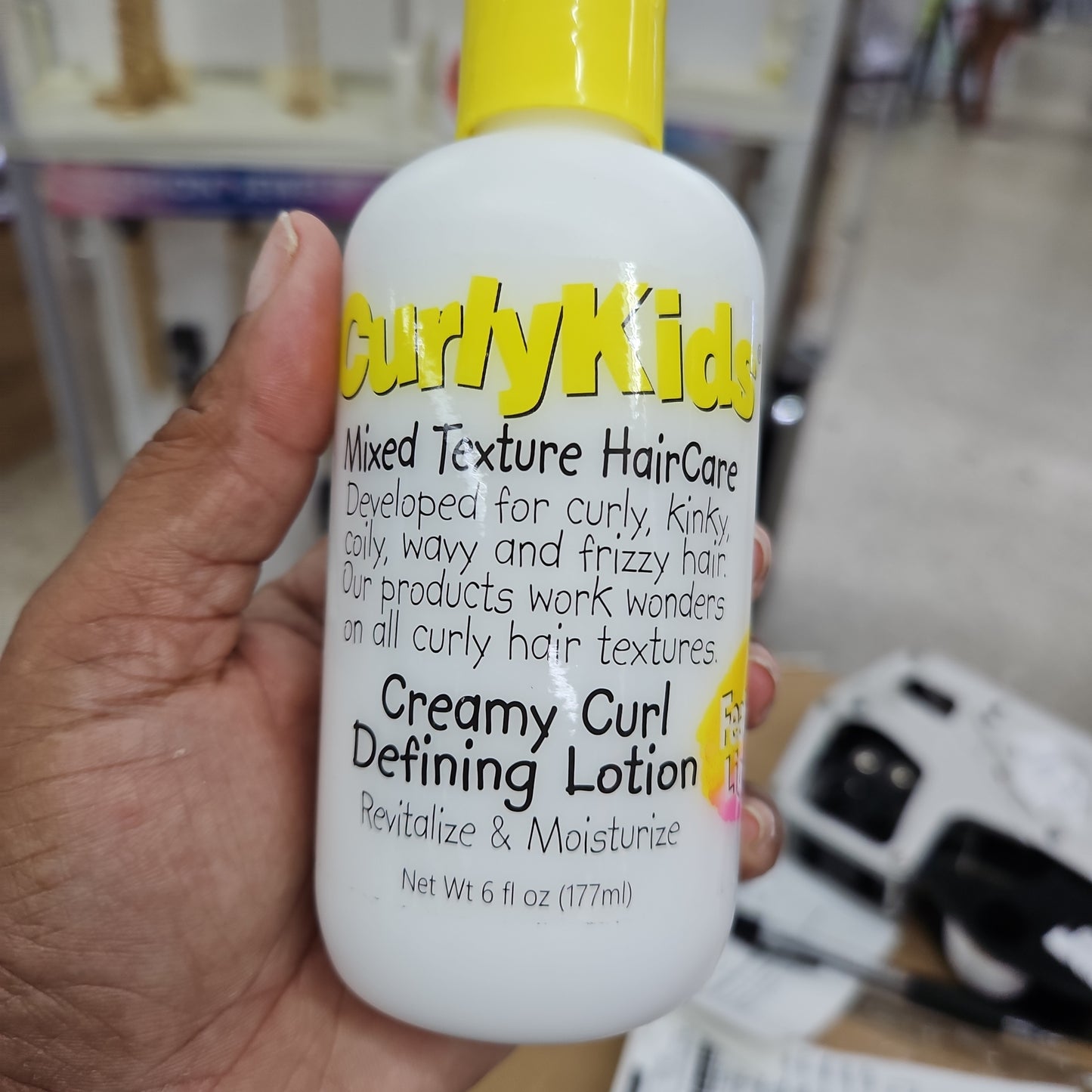 Curly kids Mixed Texture HairCare creamy curl defining lotion 6oz