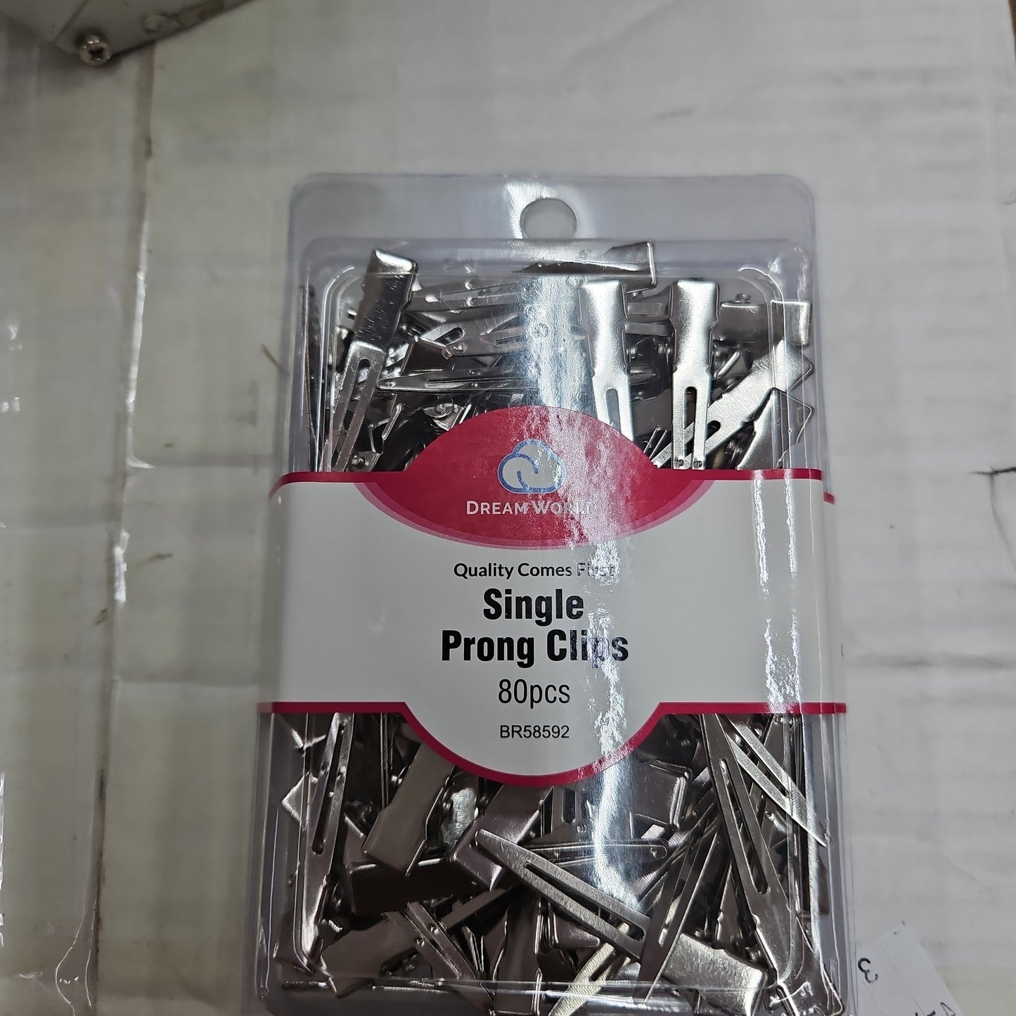 Dream clip single prong 80pcs