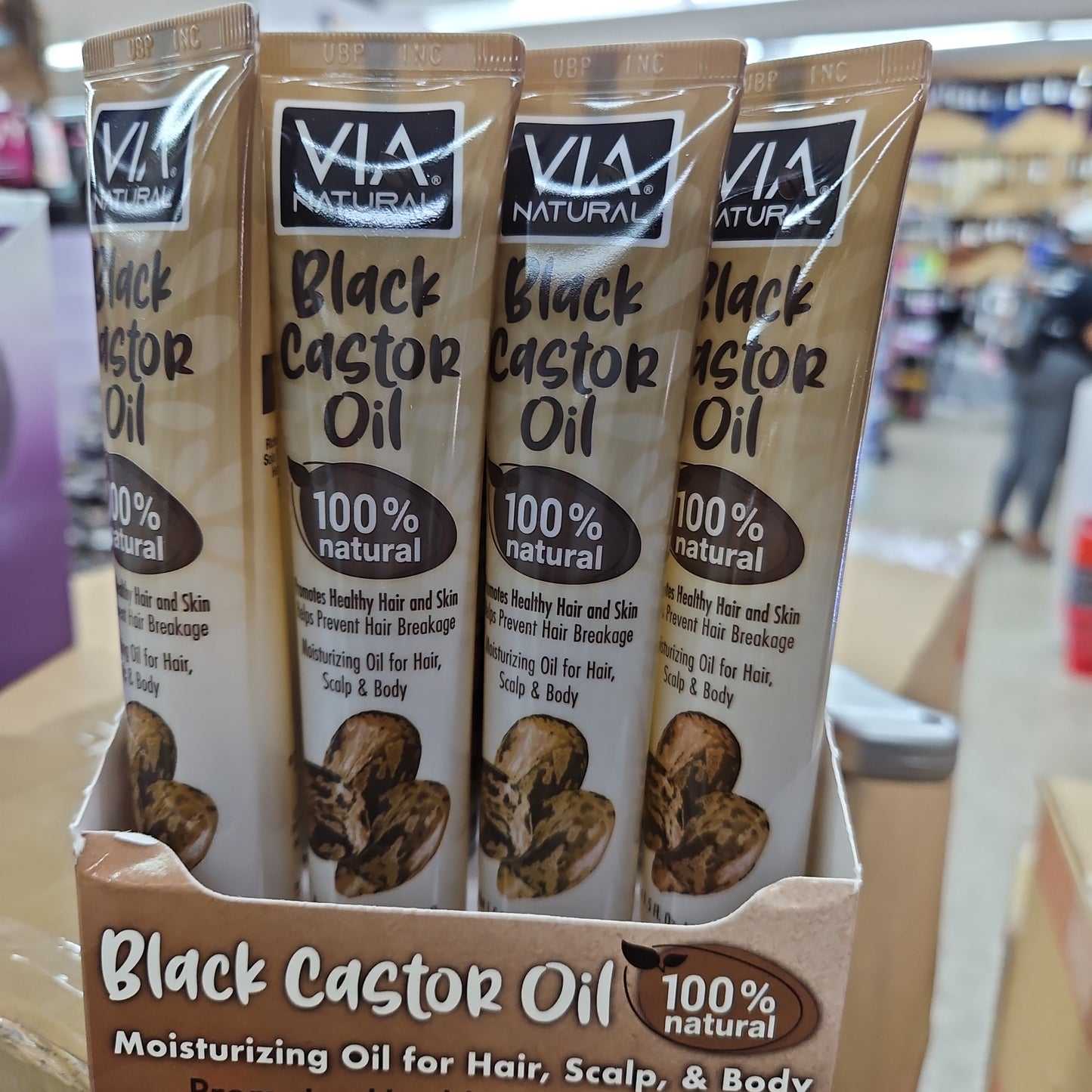 VIA NAT BLK. CASTOR OIL 1.5z