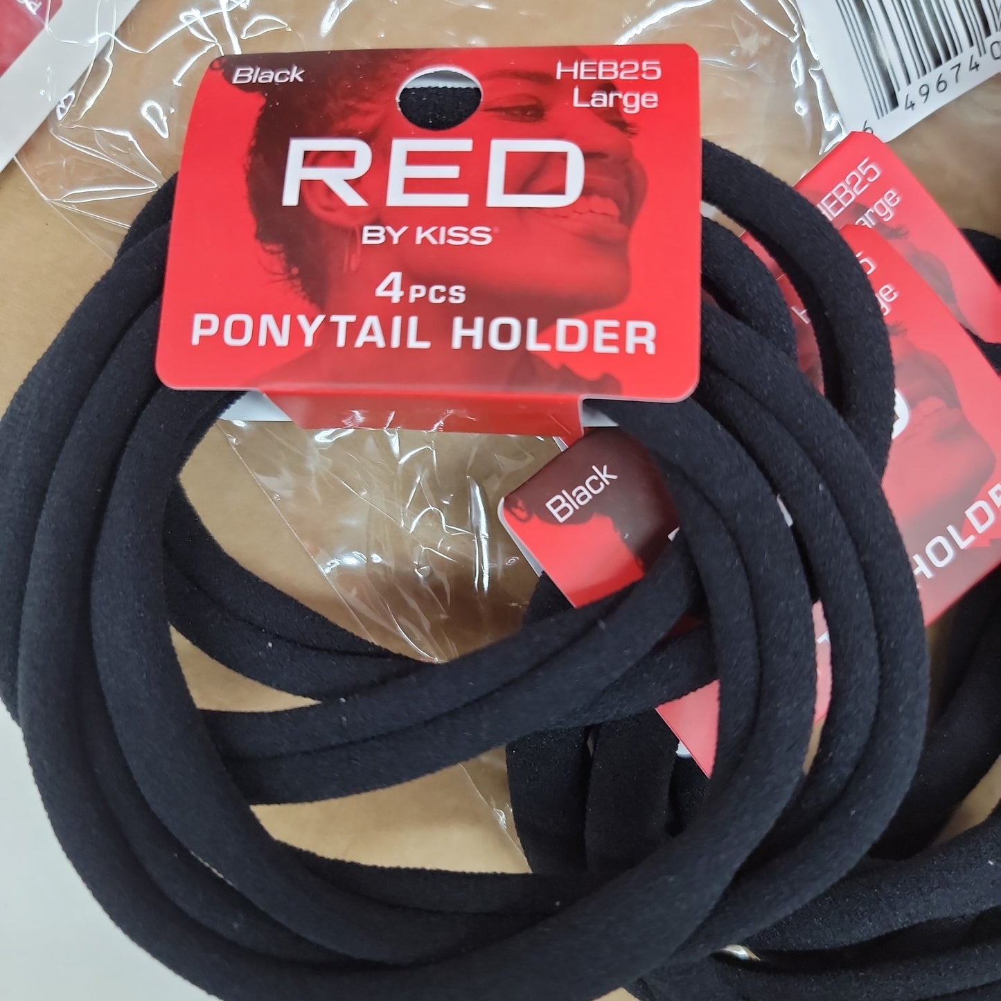 Red By Kiss 4pcs Ponytail Holder Large HEB25