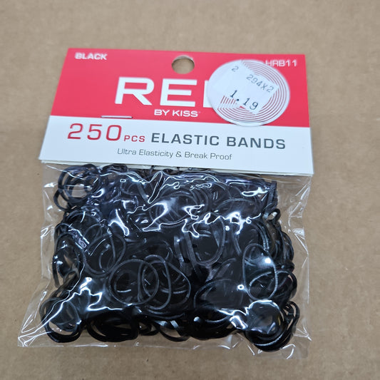 Red 250pcs rubber bands