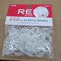 Red 250pcs clear elastic bands