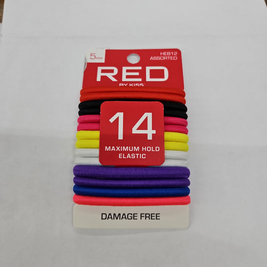 Red elastic band 14ct 5m