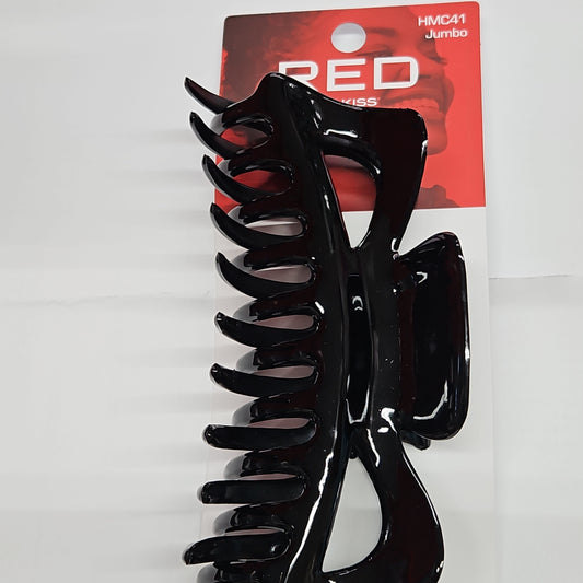 Red hair claw clip jumbo