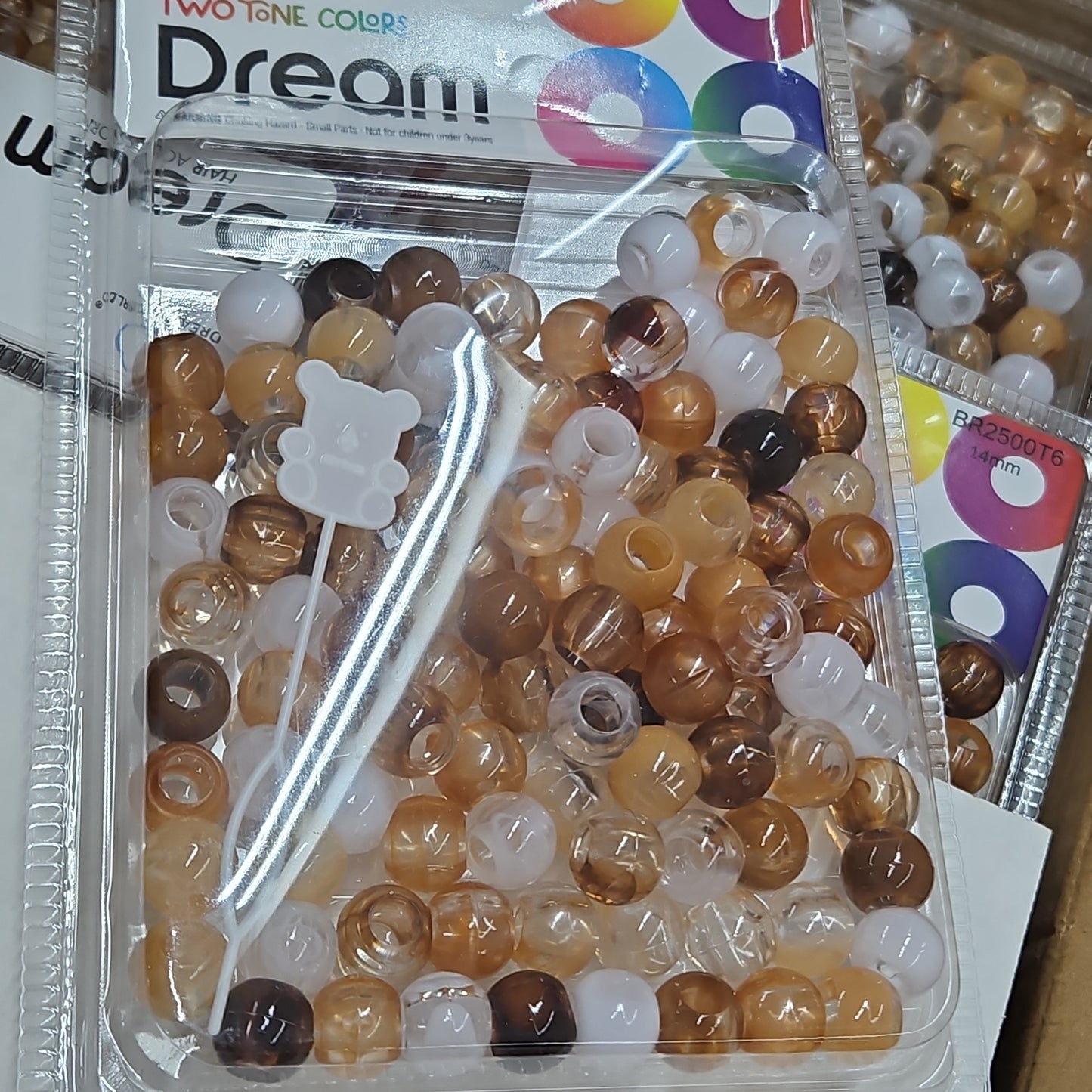 Dream two tone beads BR2500T6