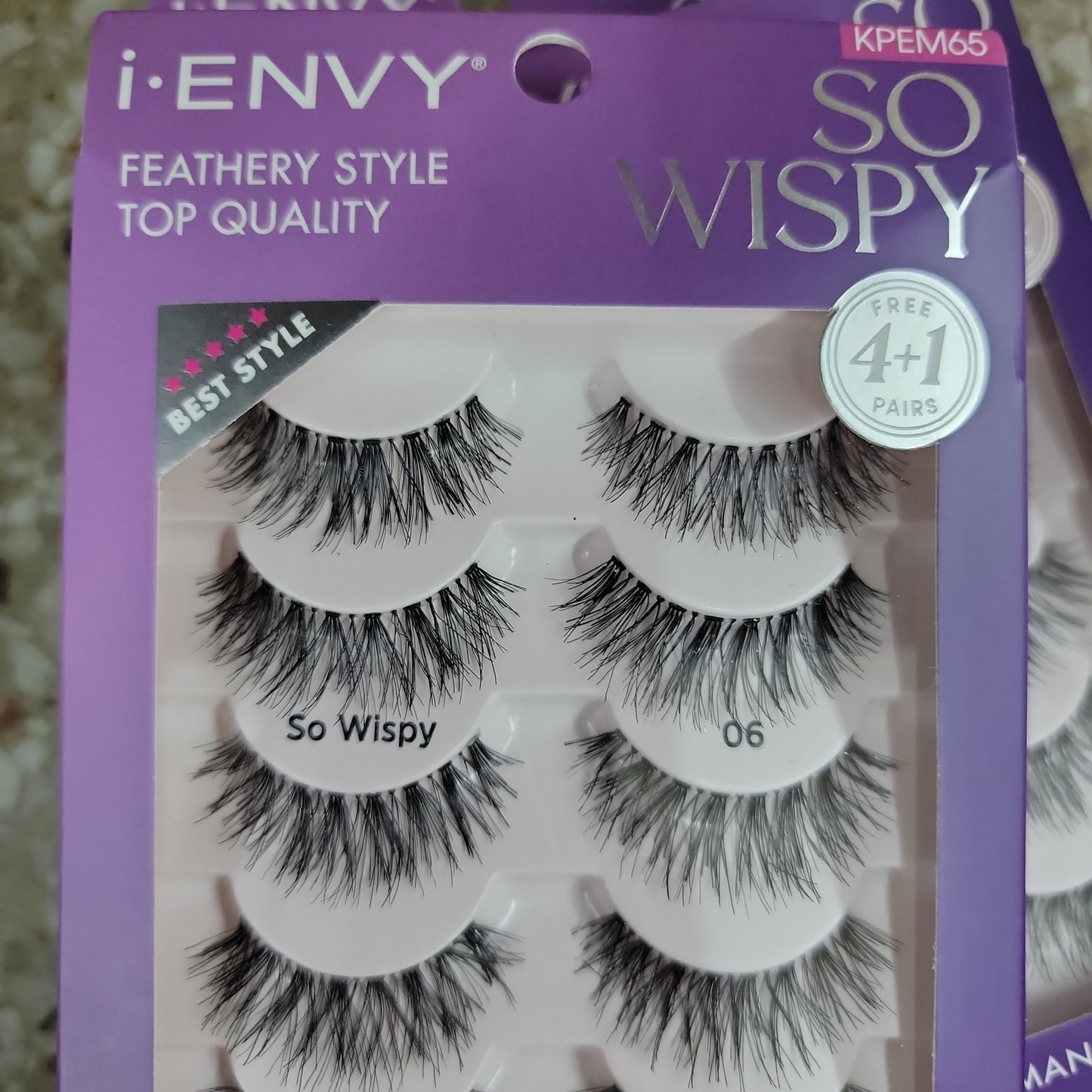 i-Envy Feather Style Top Quality  So Wispy KPEM65