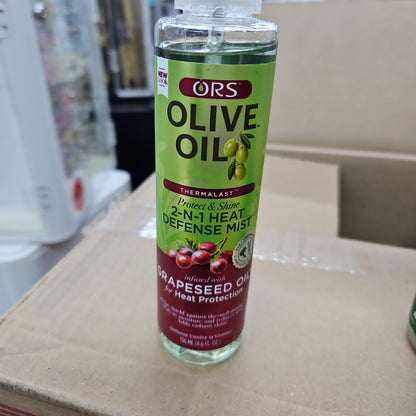 Ors 2-n-1 Heat defense mist Grape seed oil for Heat Protection 4.6oz