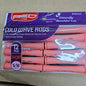 Red cold wave rods 12pcs