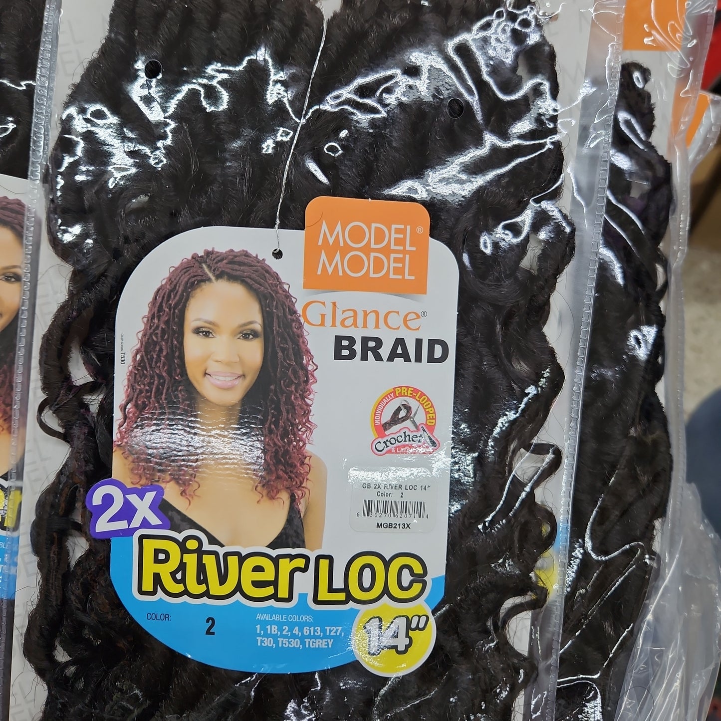 Model model glance braid 2x river loc 14"