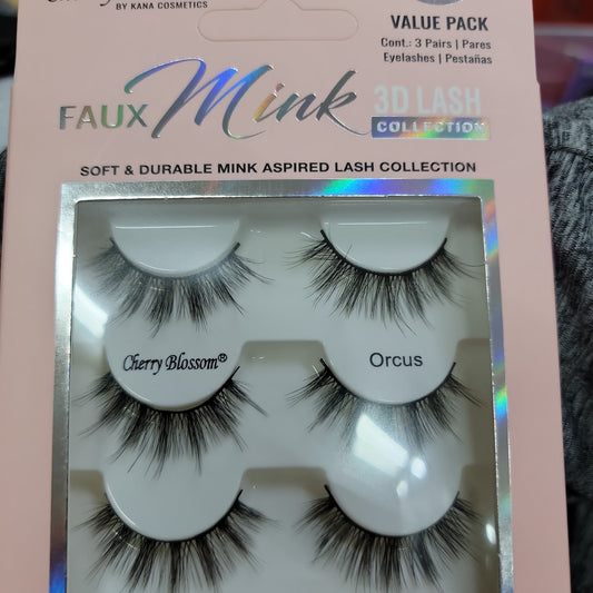 Cherry Blossom 3D Lash Collection Faux Mink Multipack Orcus 72233