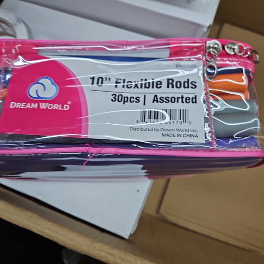 Dream 30pc flexible rods 10"