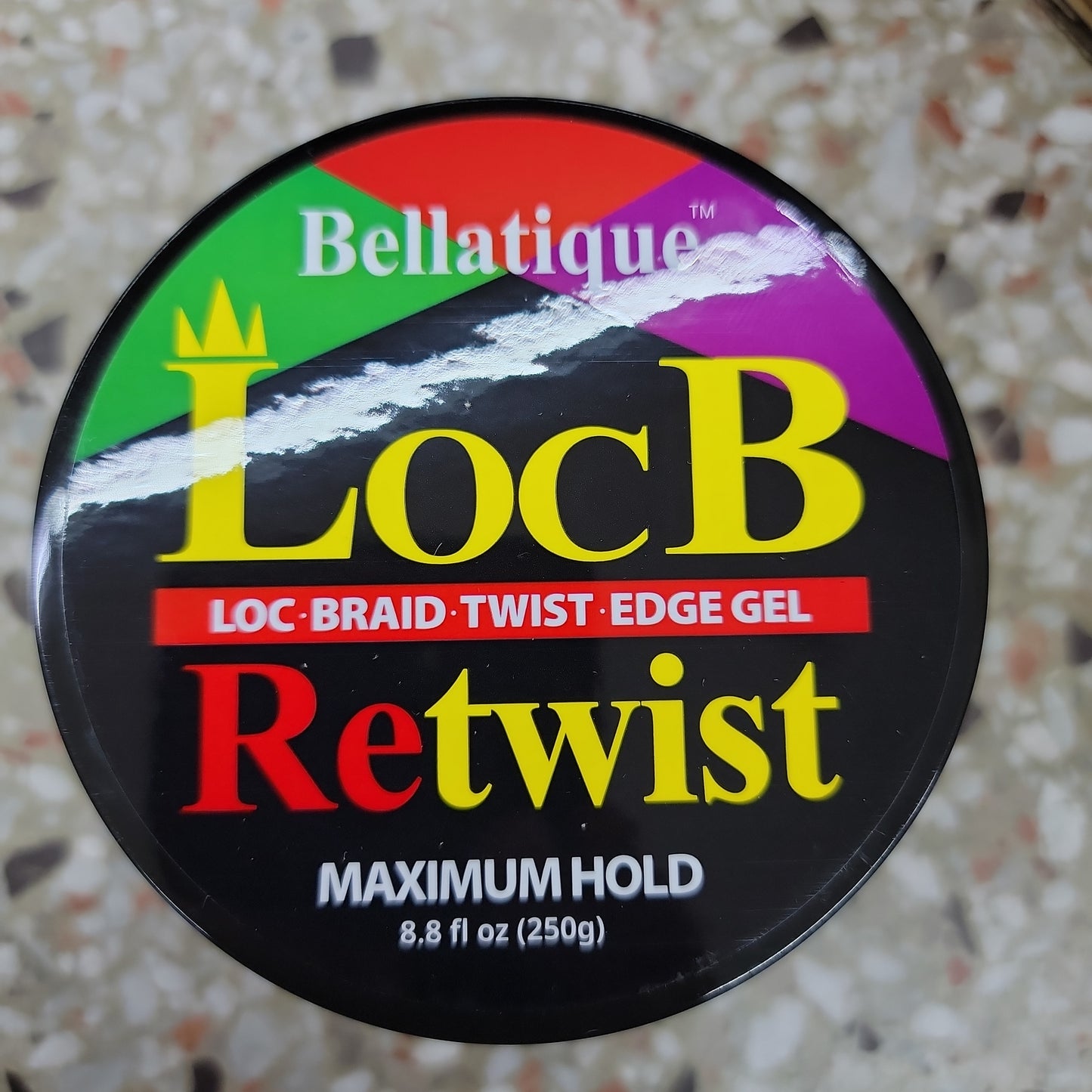 Bellatique LocB Loc•Braid•Twist•Edge Gel Retwist Maximum Hold 8.8oz