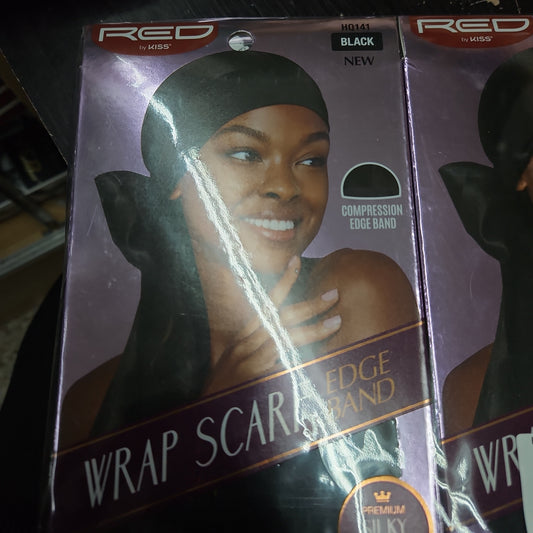 Red wrap scarf HQ141