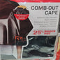 Red comb out cape