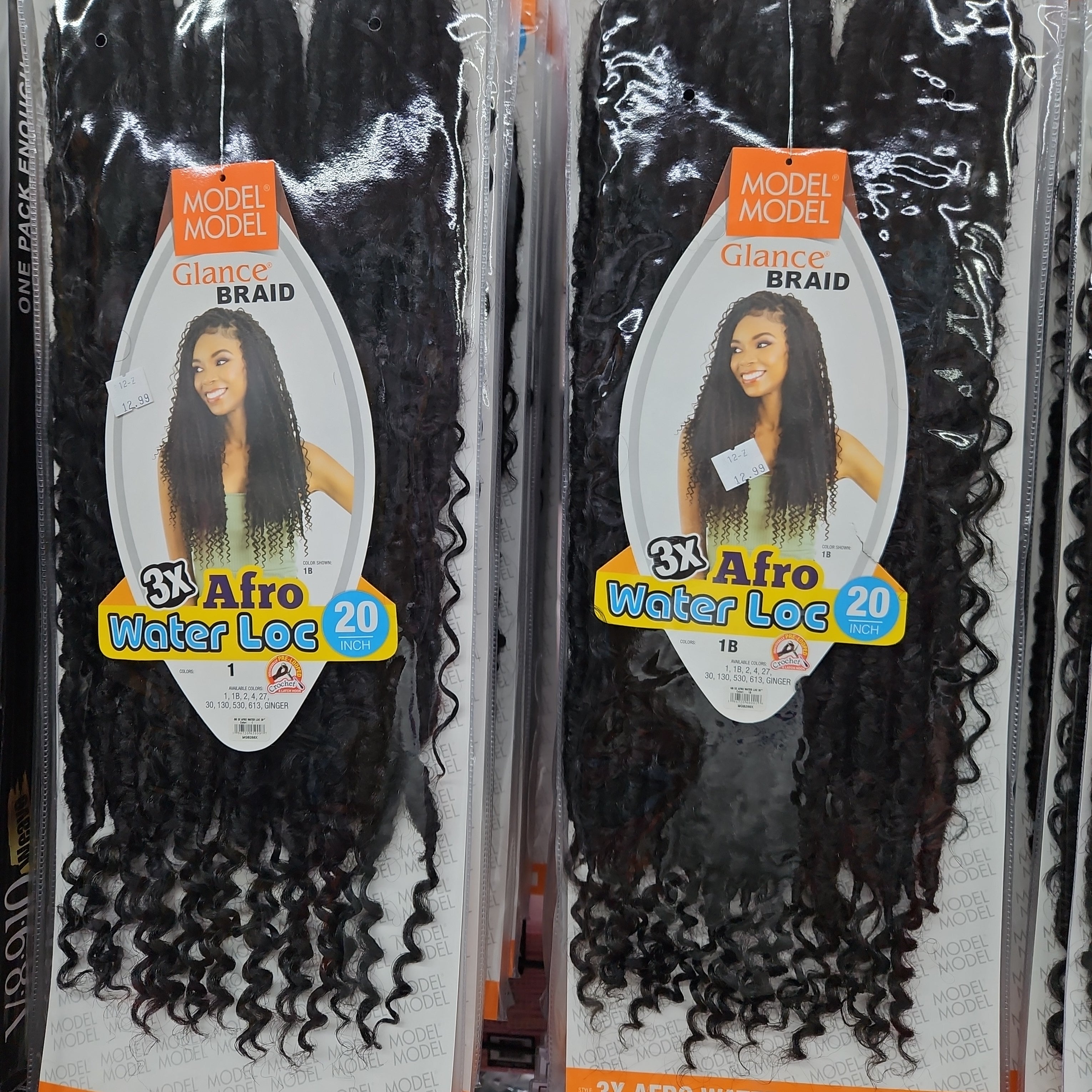 Model model 3x afro water locs 20