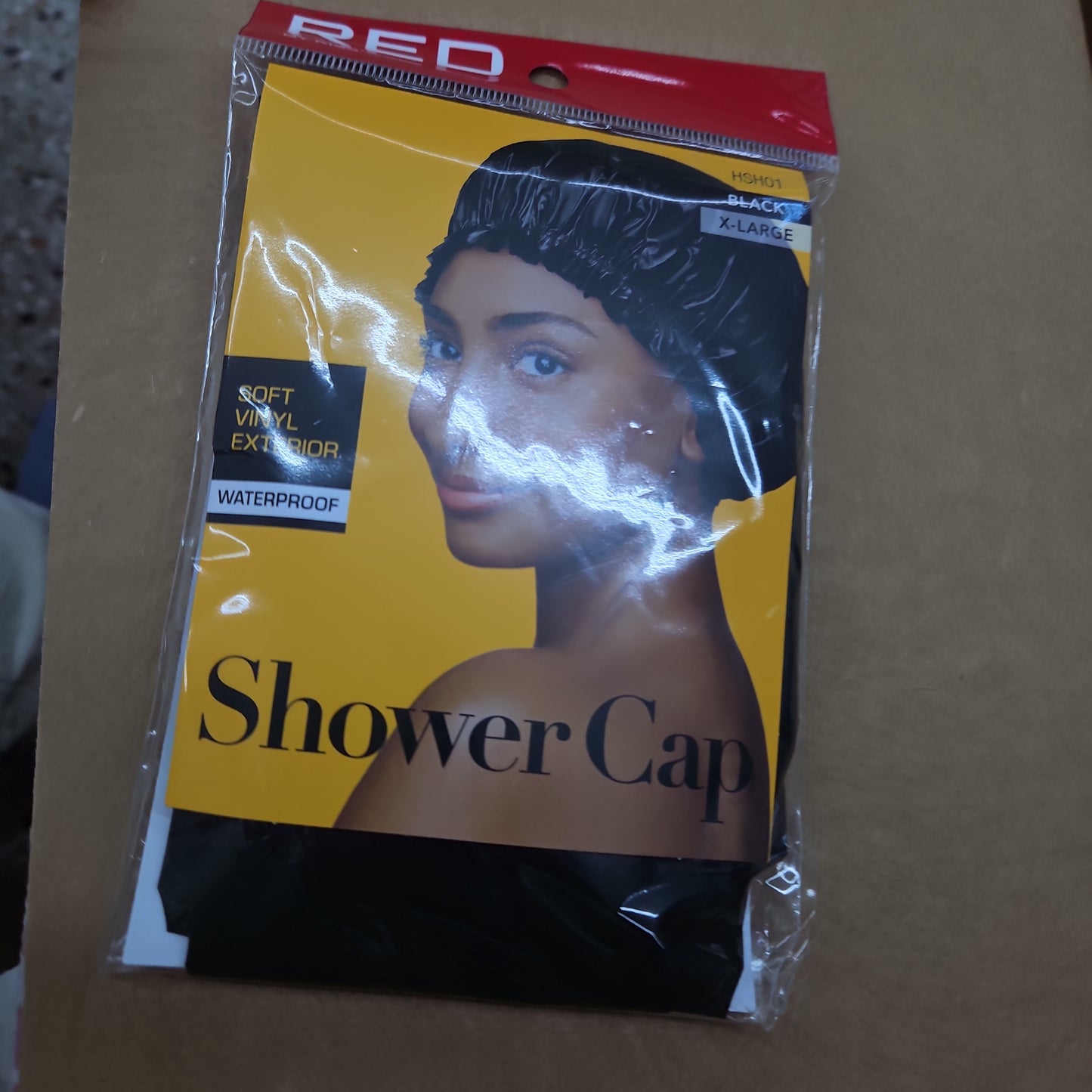 Red x large  shower cap